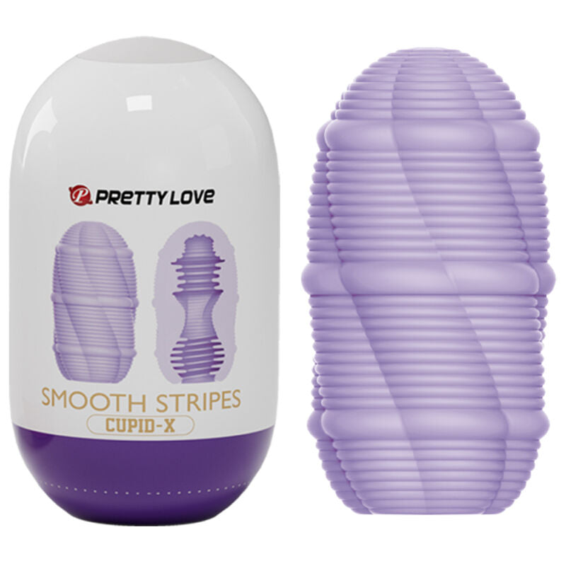 Pretty Love – Oeuf masturbateur cupid rayures lisses