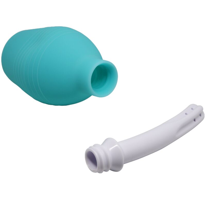 MR PLAY - PERA ANALE DUCHA DE GOMA AZUL