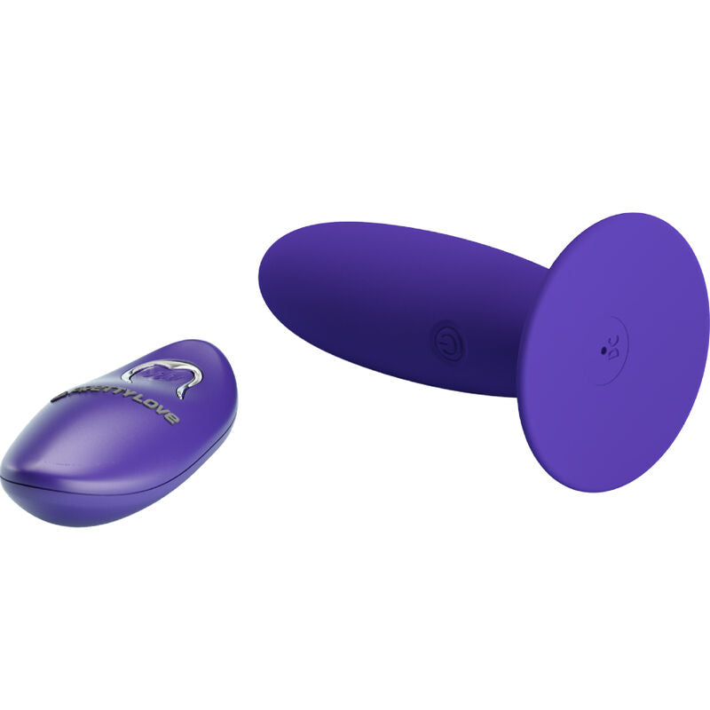 PRETTY LOVE - JEUGD PLUG ANALE VIBRADOR CONTROLE OP AFSTAND VIOLETA
