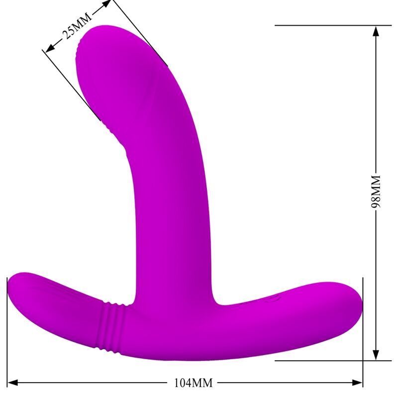 MOOIE LIEFDE - GERI MASAJEADOR CLITORIS CONTROLE AFSTANDSBEDIENING ROSA