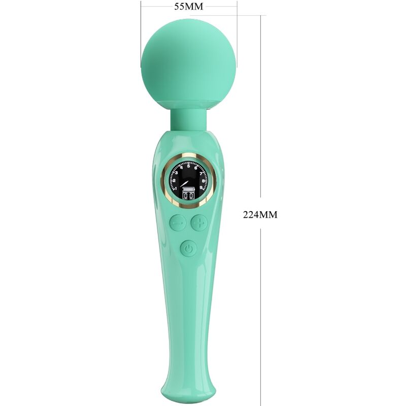 PRETTY LOVE - SKYLER VIBRADOR WAND GREEN
