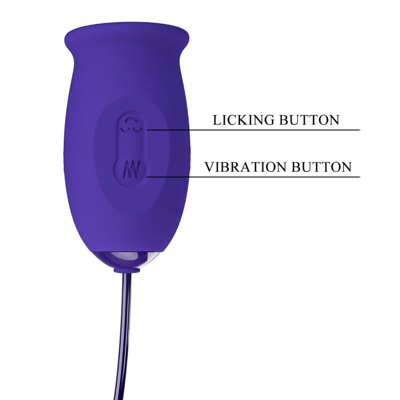 PRETTY LOVE - DAISY YOUTH ESTIMULADOR RECARGABLE VIBRADOR VIOLETA