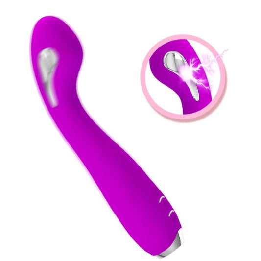 PRETTY LOVE - HECTOR VIBRADOR ELECTROSHOCK RECHARGEABLE & WATERPROOF MORADO