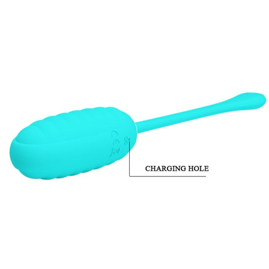 PRETTY LOVE - KIRK HUEVO RECHARGEABLE VIBRADOR VERDE CLARO