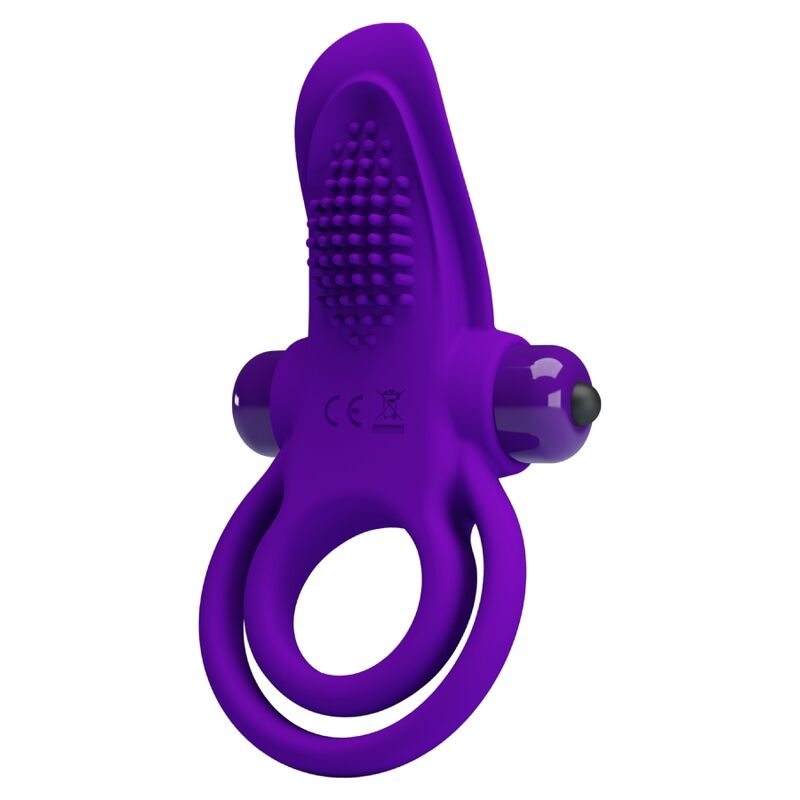 PRETTY LOVE - ANILLO VIBRADOR FOR PENE MORADO