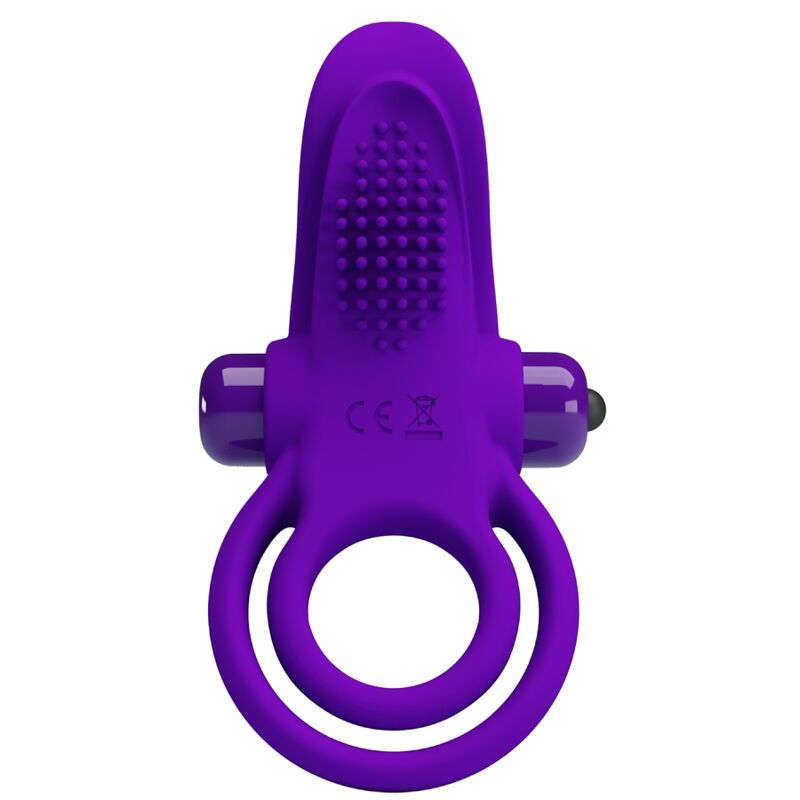 PRETTY LOVE - ANILLO VIBRADOR FOR PENE MORADO