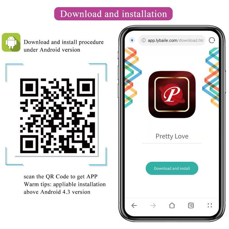 PRETTY LOVE - NYMPH HUEVO VIBRADOR CONTROLLED BY APP VIOLETA