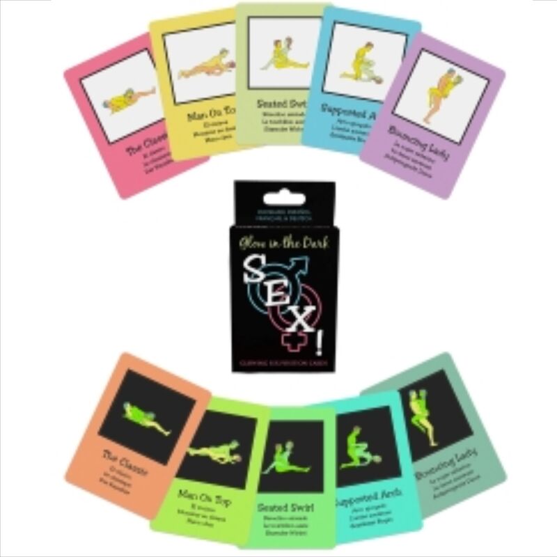GLOW-IN-THE-DARK SEX! CARDS