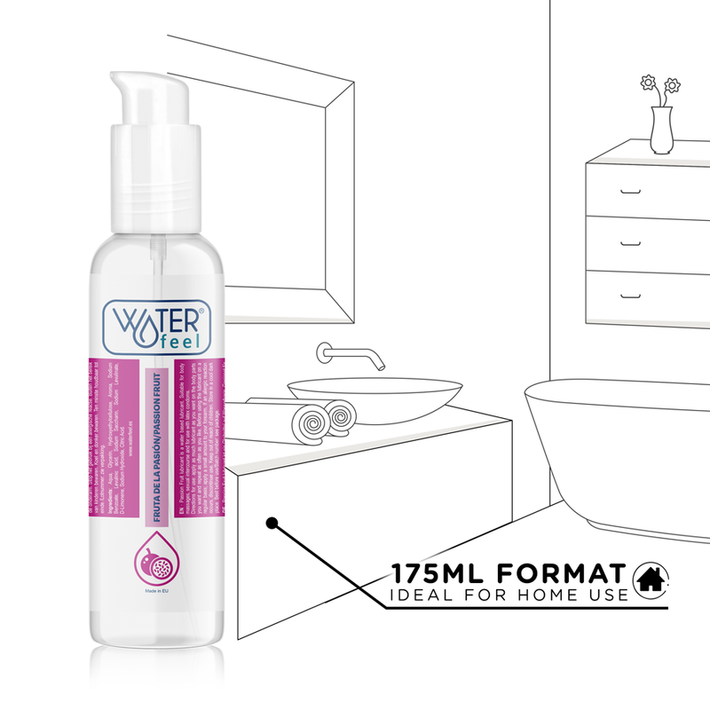 WATERFEEL - SMEERMIDDELBASIS AGUA FRUTA DE LA PASIÓN 175 ML