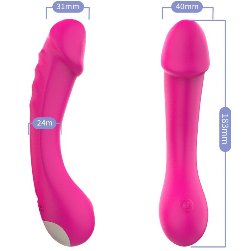 Armony – Gode vibrateur spot g silicone fuchsia