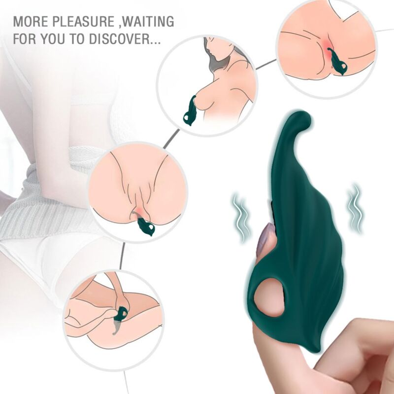 Armony – Stimulateur de doigts & vibrateur vert