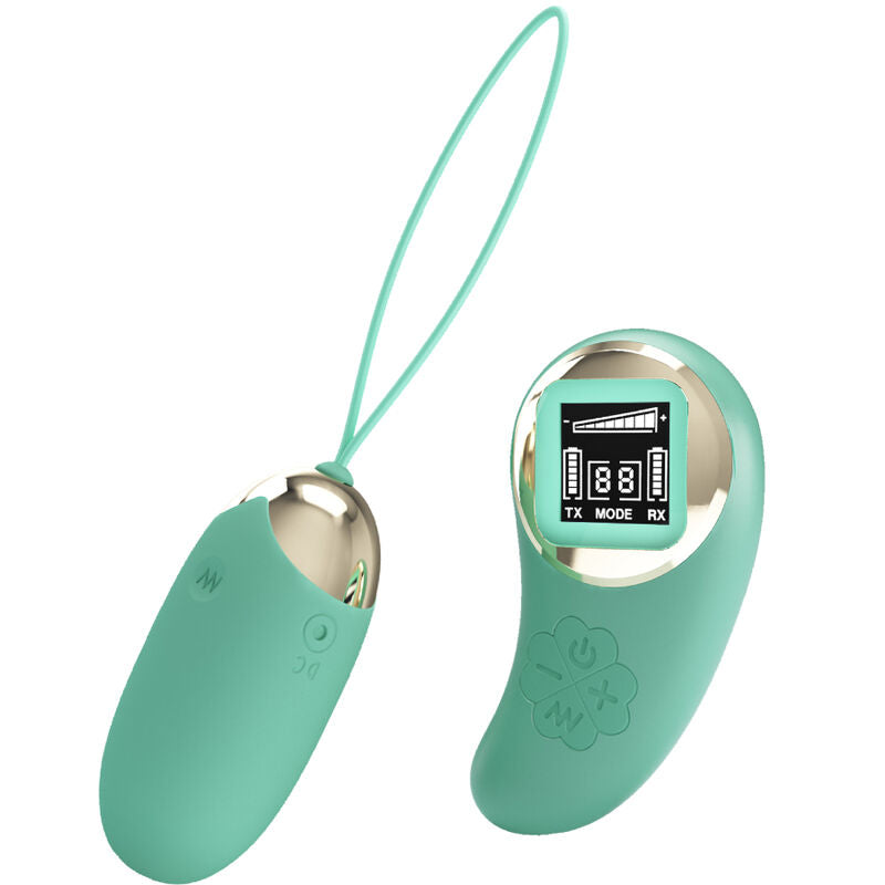 Pretty Love – Mine doeufs vibrants télécommande verte