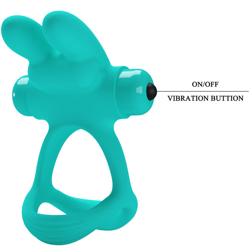 MOOIE LIEFDE - DANTE ANILLO VIBRADOR KONIJN VERDE