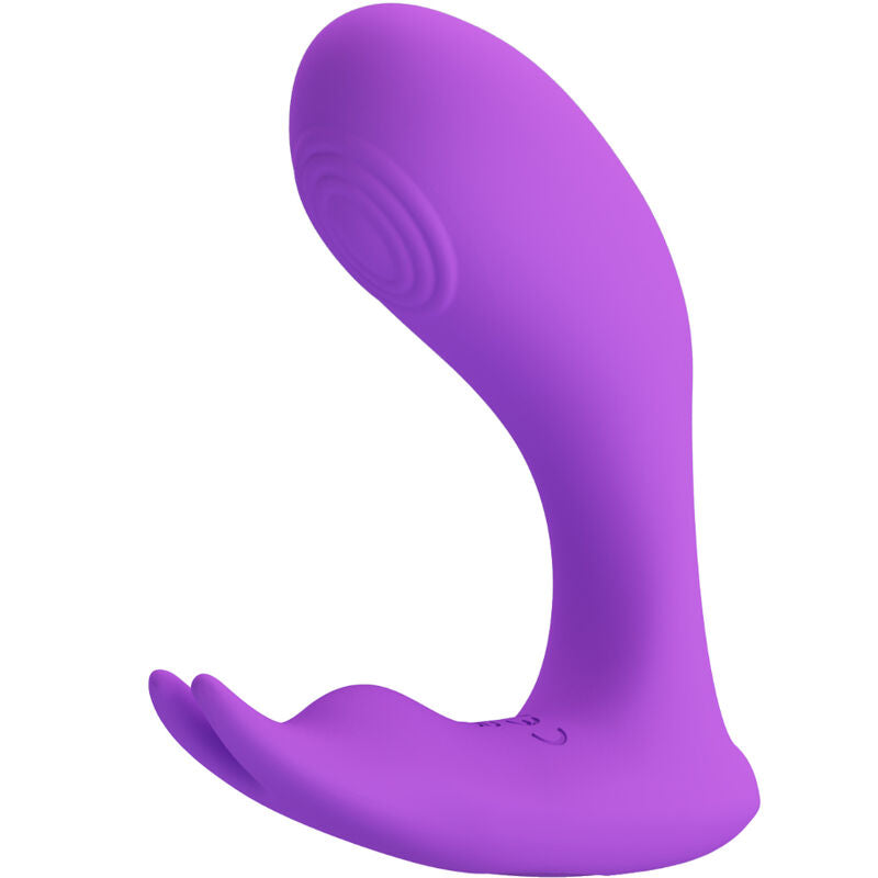 Pretty Love – Télécommande à vibration et pulsation idabelle violet