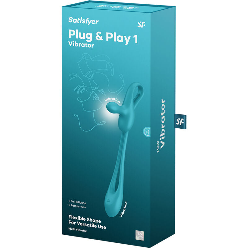 SATISFYER - PLUG & PLAY 1 FLEXIBELE MULTIVIBRADOR