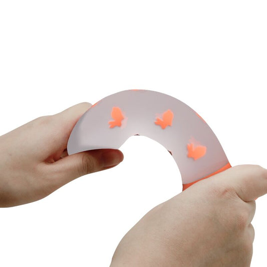 PRETTY LOVE - MAGICAL NIGHTFALL DILDO WITHOUT VIBRACION LUMINOSO NARANJA