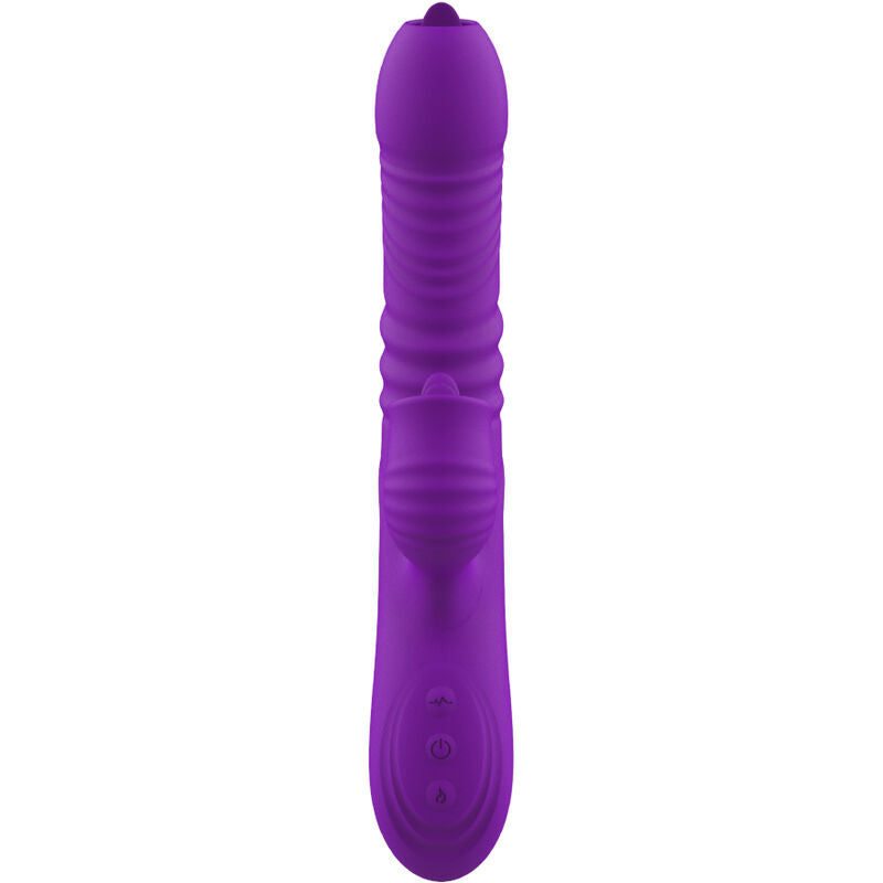 ARMONY - FULLY GSPOT VIBRADOR RABBIT WITH LENGUA ESTIMULADORA EFFECTO CALOR VIOLETA