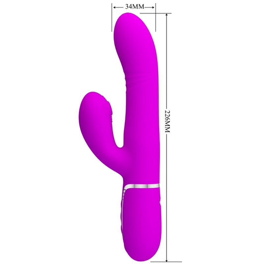 PRETTY LOVE - VIBRADOR PUNTO G MULTIFUNCTION FUCSIA