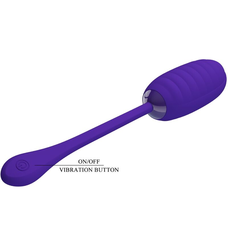 PRETTY LOVE - KIRK HUEVO RECHARGEABLE VIBRADOR LILA