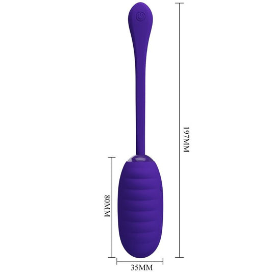 PRETTY LOVE - KIRK HUEVO RECHARGEABLE VIBRADOR LILA