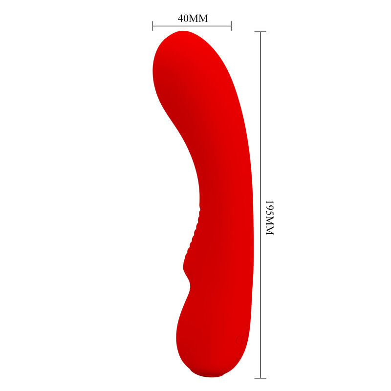 PRETTY LOVE - PRESCOTT RECHARGEABLE VIBRADOR ROJO