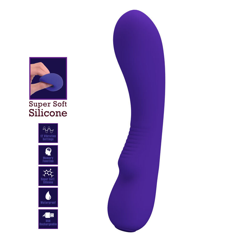 PRETTY LOVE - PRESCOTT RECHARGEABLE VIBRADOR LILA