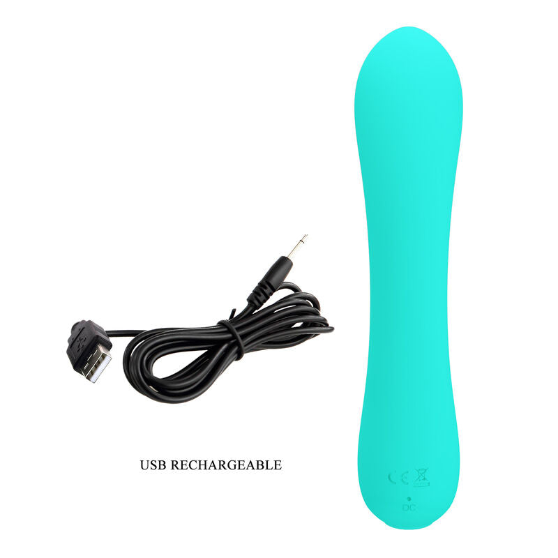 PRETTY LOVE - PRESCOTT RECHARGEABLE VIBRADOR VERDE AGUA