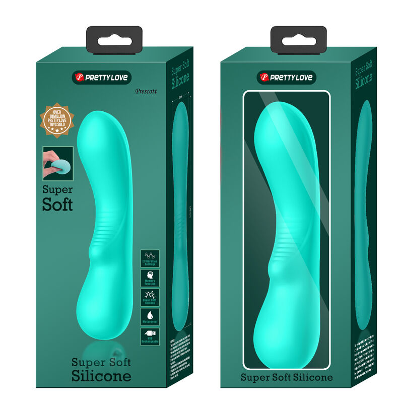 PRETTY LOVE - PRESCOTT RECHARGEABLE VIBRADOR VERDE AGUA