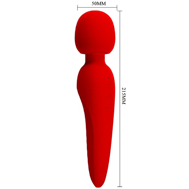 MOOIE LIEFDE - MEREDITH MASAJEADOR 12 MODOS VIBRACION ROJO