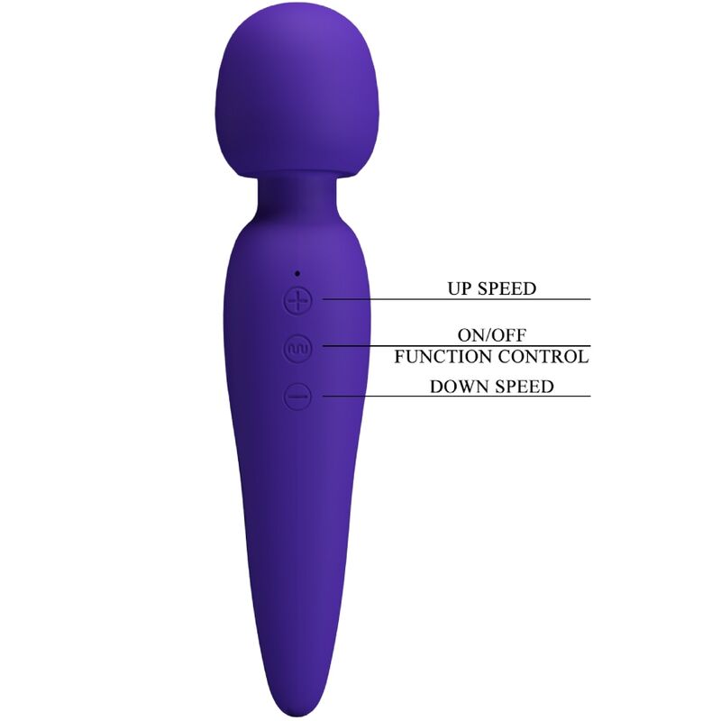 Pretty Love – Masseur meredith 12 modes de vibration violet
