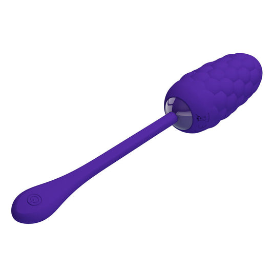 PRETTY LOVE - HUEVO VIBRADOR WITH TEXTURA MARINA RECARGABLE LILA