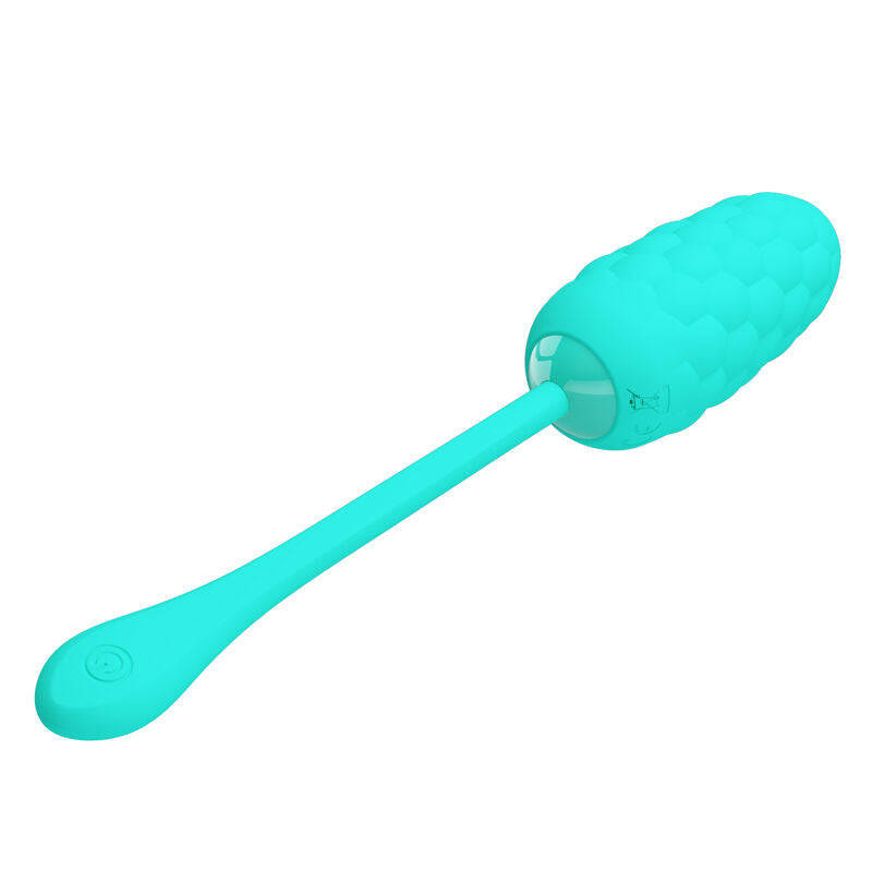 PRETTY LOVE - HUEVO VIBRADOR WITH TEXTURA MARINA RECARGABLE GREEN AGUA