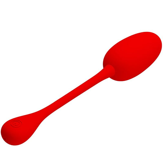 PRETTY LOVE - KNUCKER HUEVO RECARGABLE VIBRADOR ROJO