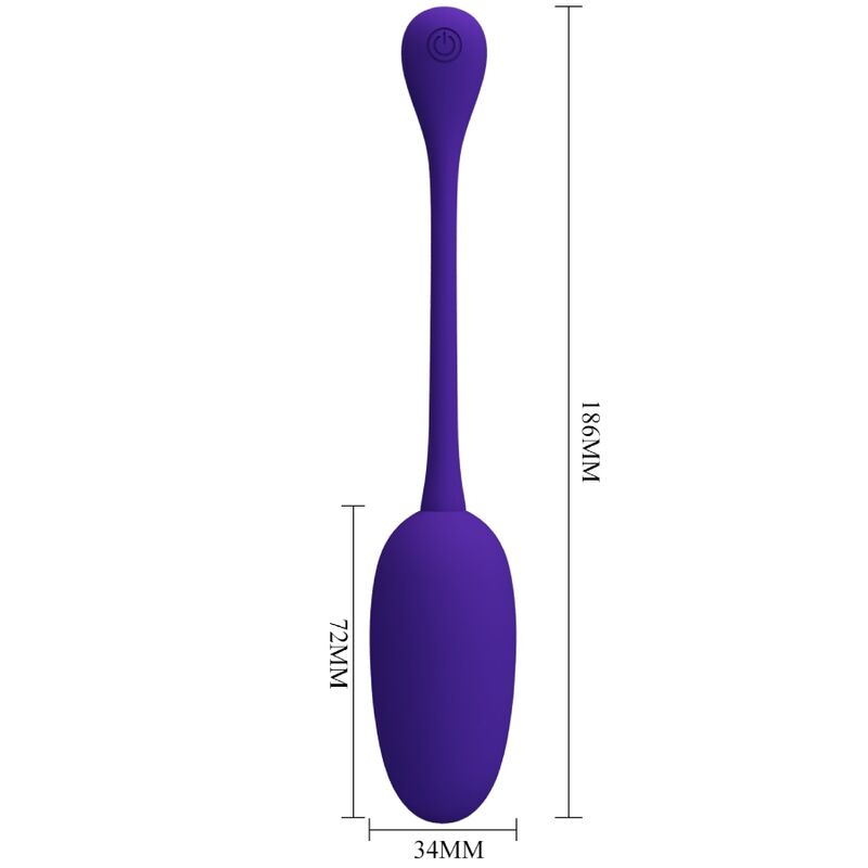 PRETTY LOVE - KNUCKER HUEVO RECARGABLE VIBRADOR LILA
