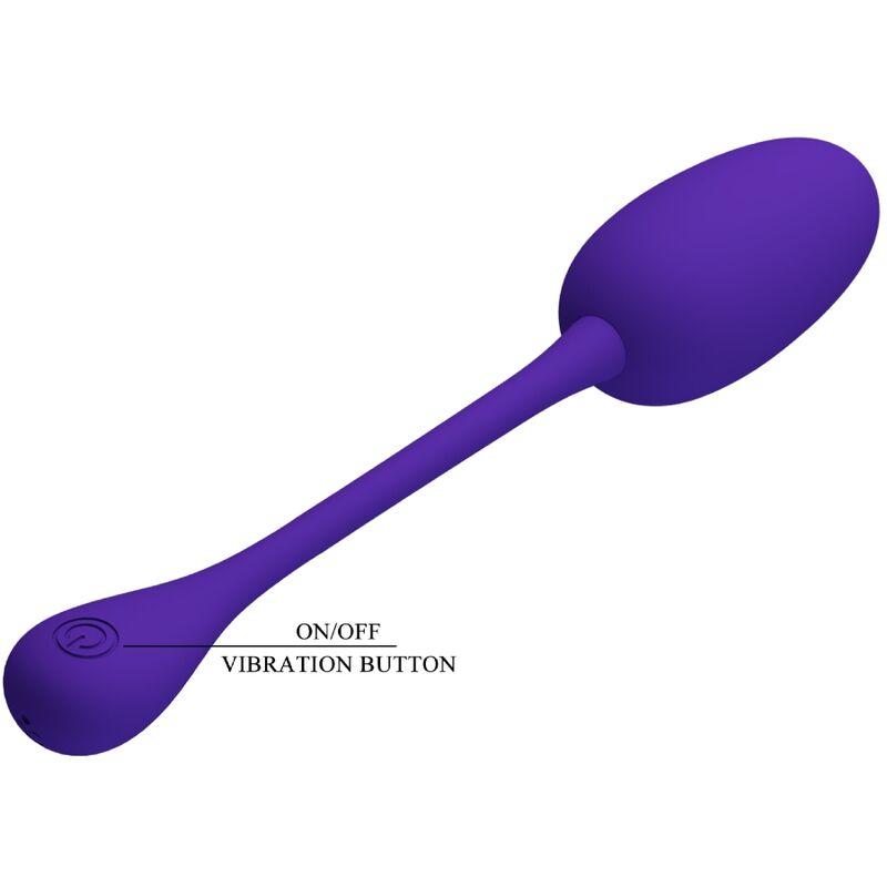 PRETTY LOVE - KNUCKER HUEVO RECARGABLE VIBRADOR LILA