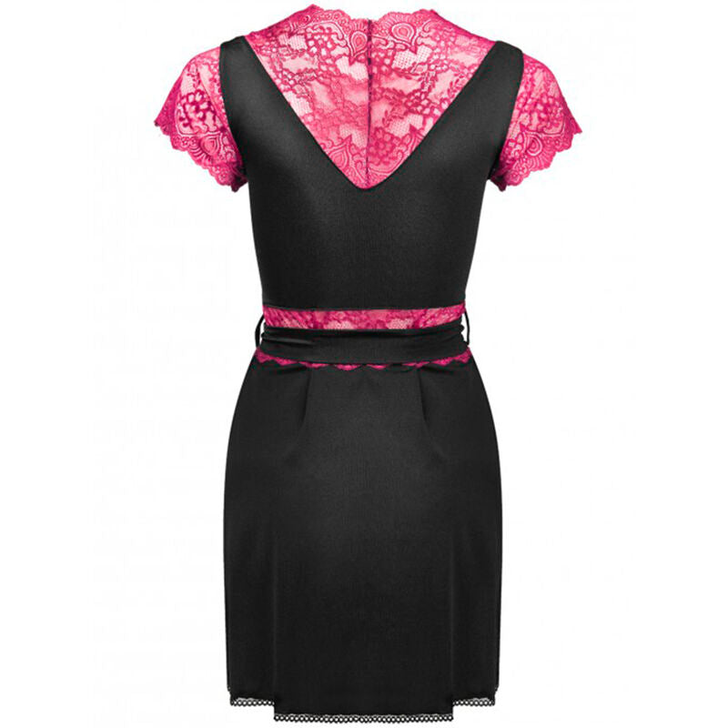 Livco Corsetti Fashion – Robe de chambre + culotte kumiko lc 90428 noir