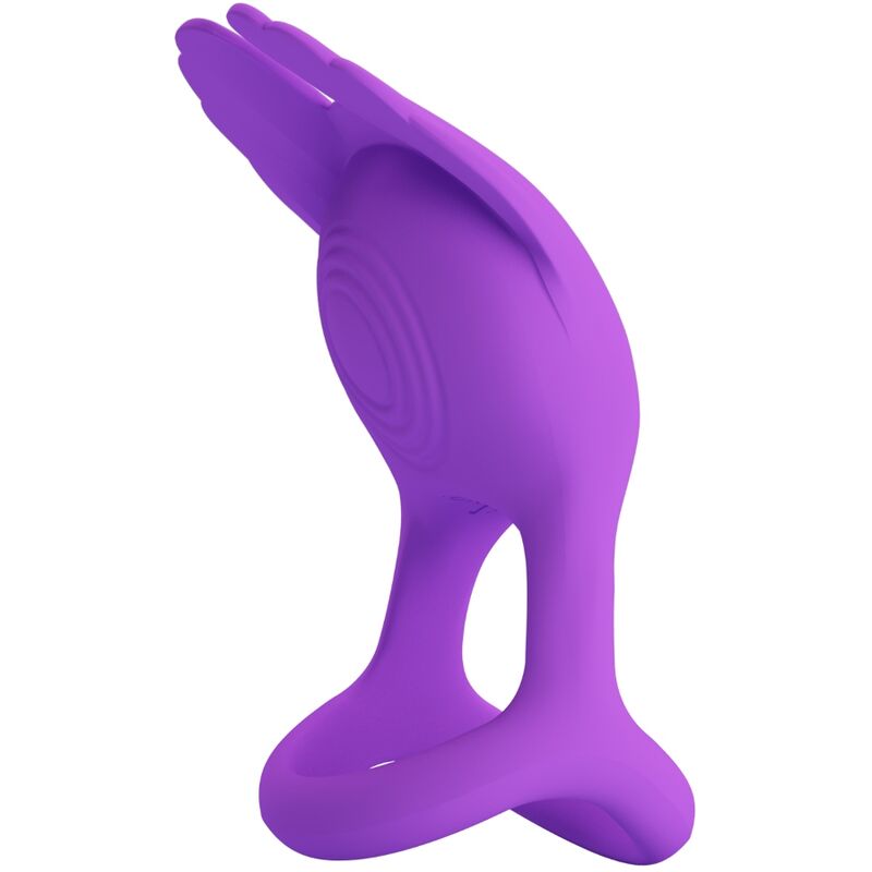 MOOIE LIEFDE - SILAS ANILLO VIBRADOR 7 VIBRACIONES SILICONA LILA