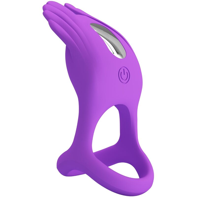MOOIE LIEFDE - SILAS ANILLO VIBRADOR 7 VIBRACIONES SILICONA LILA