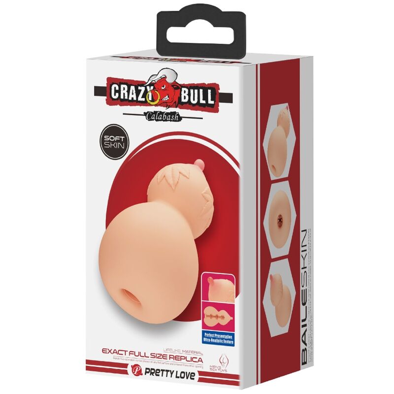 CRAZY BULL - CALABASH MASTUBADOR IN FORMA DE PECHO