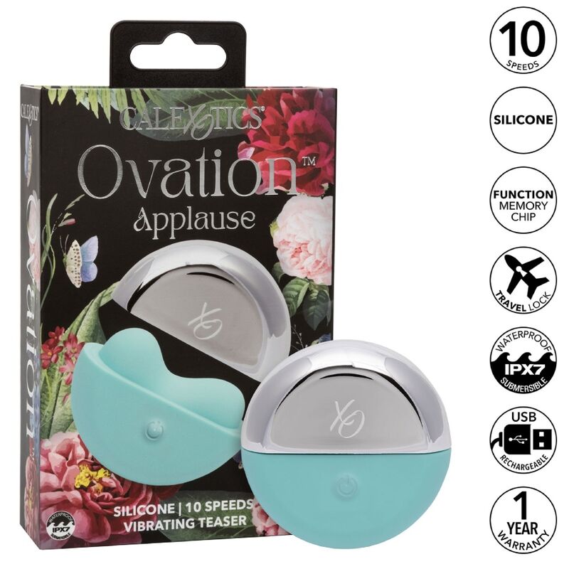CALEXOTICS - OVATION APPLAUSE ESTIMULATOR GREEN AGUA