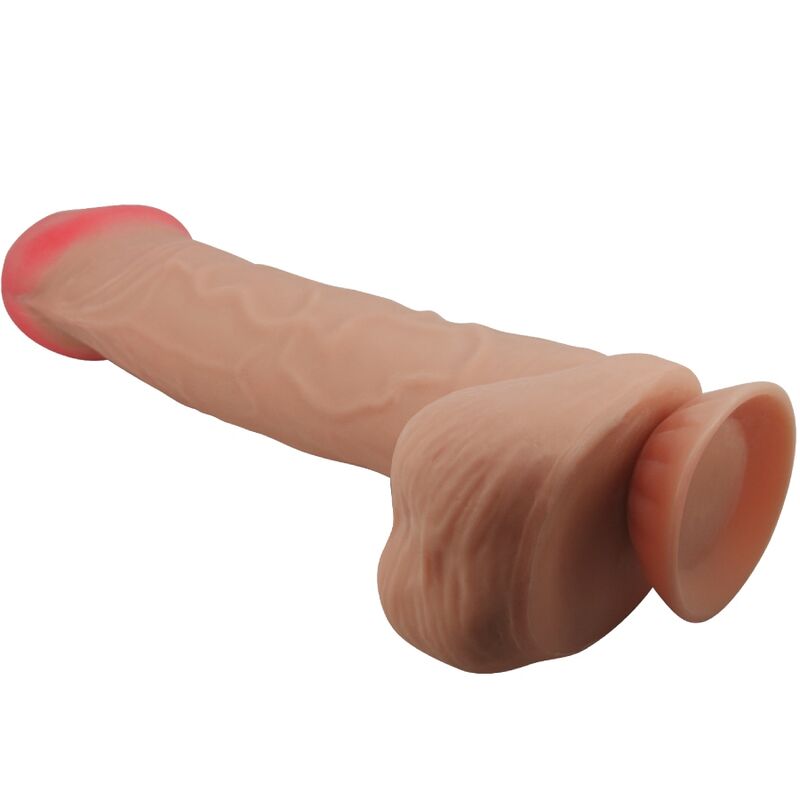 PRETTY LOVE - SLIDING SKIN SERIES REAL DILDO WITH VENTOSA SKIN DESLIZANTE 26 CM