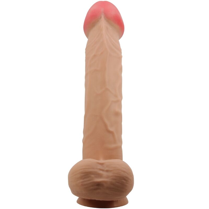 PRETTY LOVE - SLIDING SKIN SERIES REAL DILDO WITH VENTOSA SKIN DESLIZANTE 26 CM