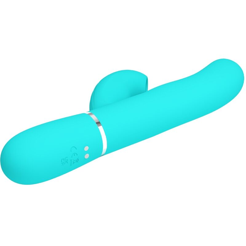 PRETTY LOVE - PERLITA VIBRADOR PUNTO G 3 IN 1 MULTIFUNCTION GREEN AGUA