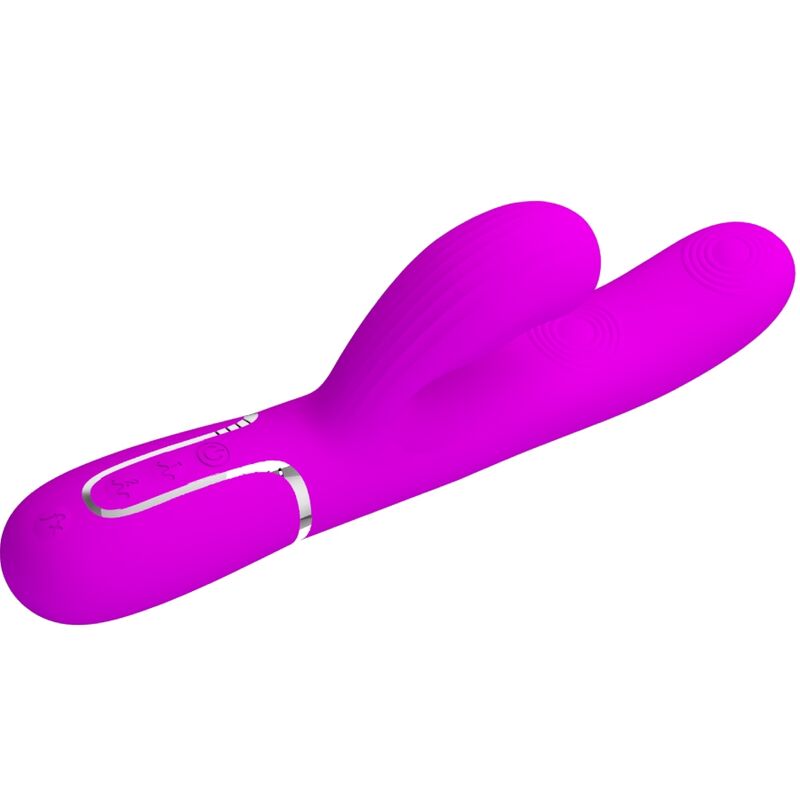 PRETTY LOVE - PERLITA VIBRADOR PUNTO G 3 IN 1 MULTIFUNCTION VIOETA