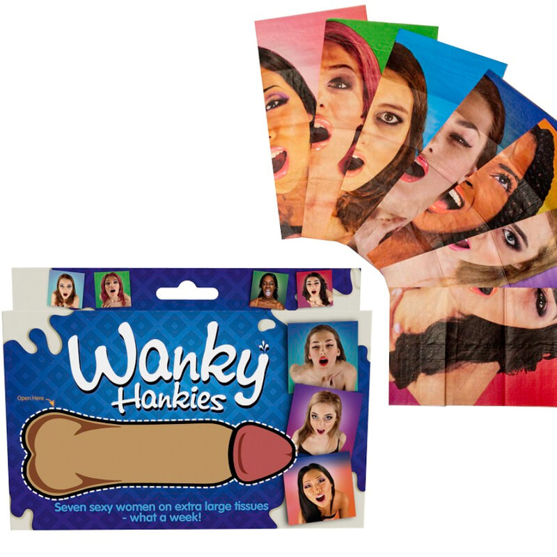 Spencer & Fleetwood – Wanky hankies 7 mouchoirs extra larges pour femmes