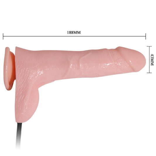 BAILE - INFLATABLE DILDO HINCHABLE REALISTIC WITH VENTOSA 15 CM
