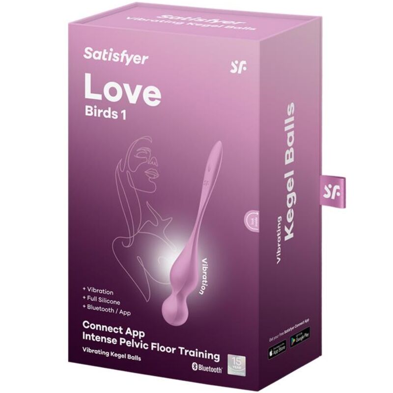 TEVREDENHEID - LOVE VOGELS BOLAS KEGEL VIBRADORAS ROSA