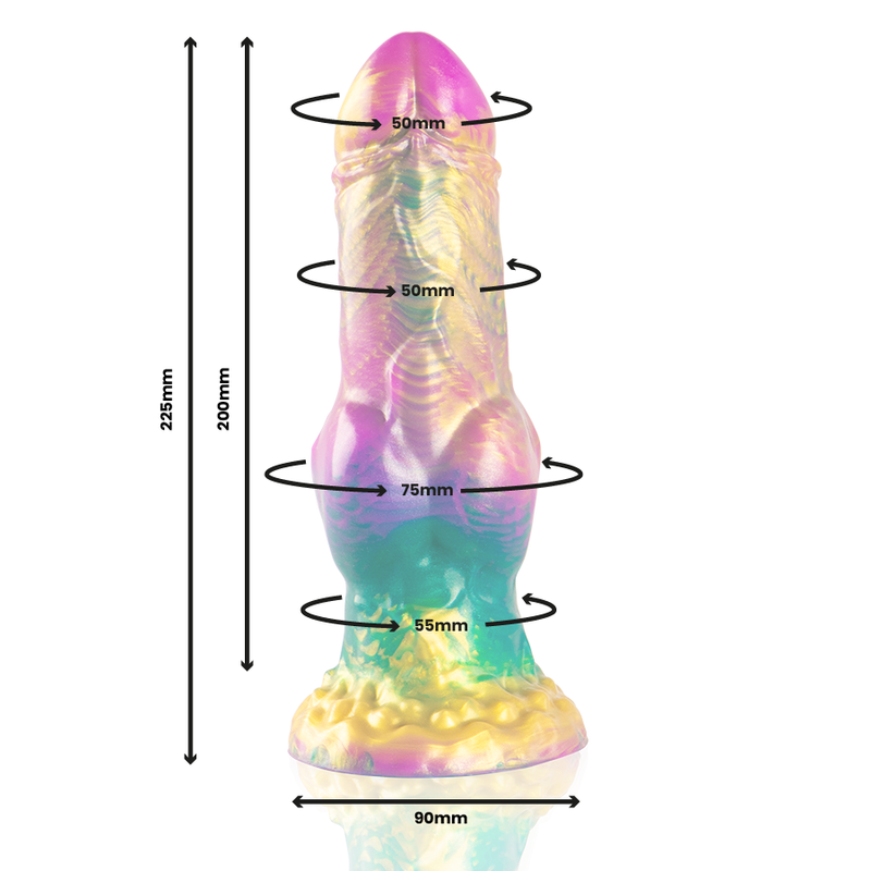Epic – Gode iris avec testicules arc-en-ciel de plaisir
