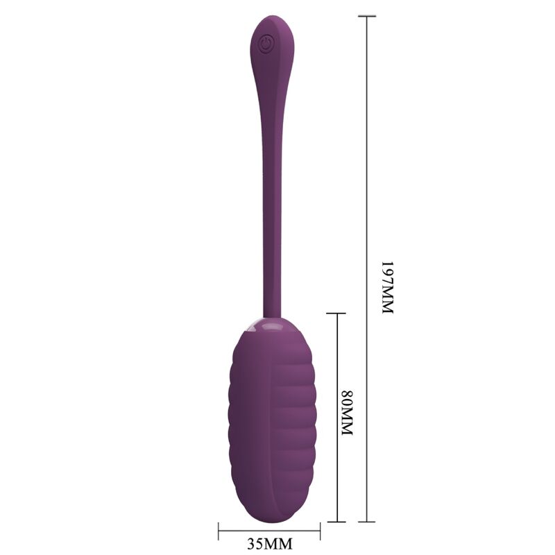 PRETTY LOVE - CASPER HUEVO RECHARGEABLE VIBRADOR MORADO