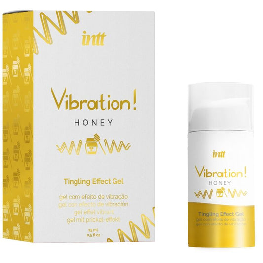 INTT - ESTIMULATING POTENTE ÍNTIMO GEL VIBRADOR LIQUIDO HONEY 15 ML